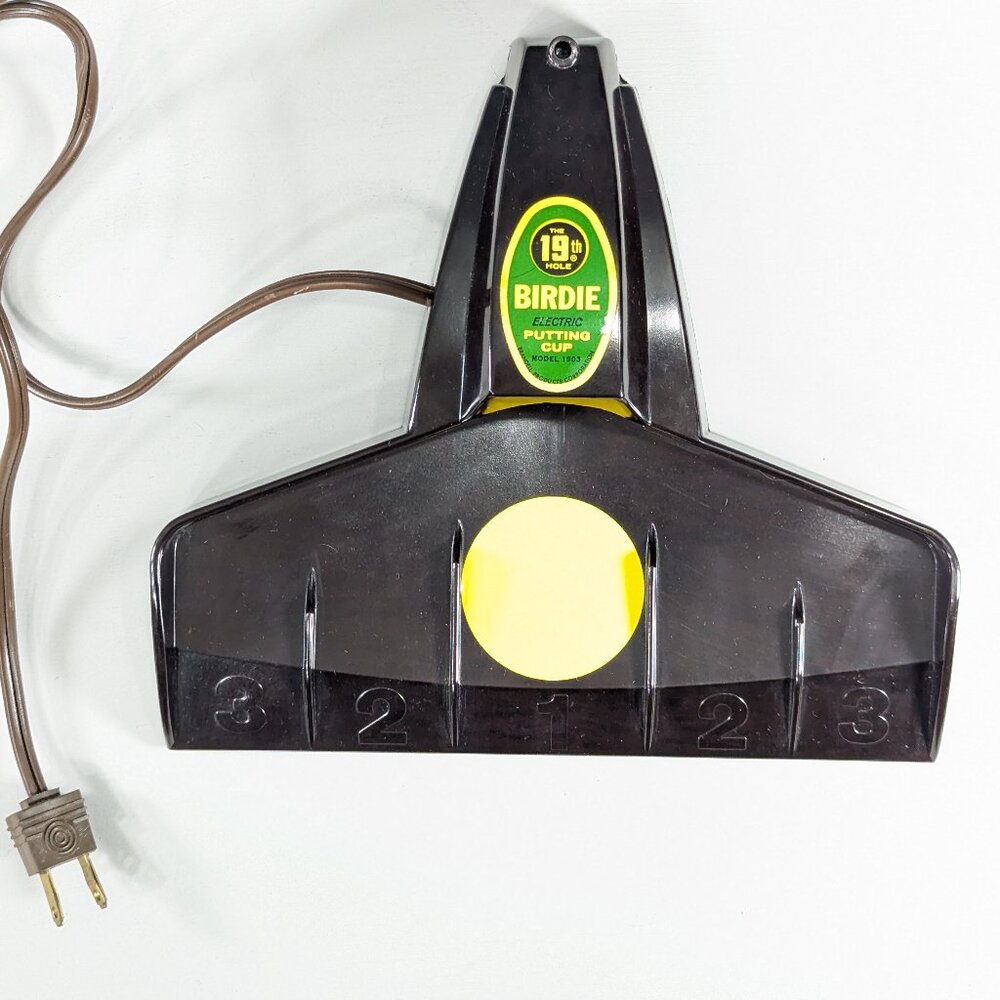 Vintage Birdie Electric Putting Cup the 19th Hole, model 1903 Tested Works